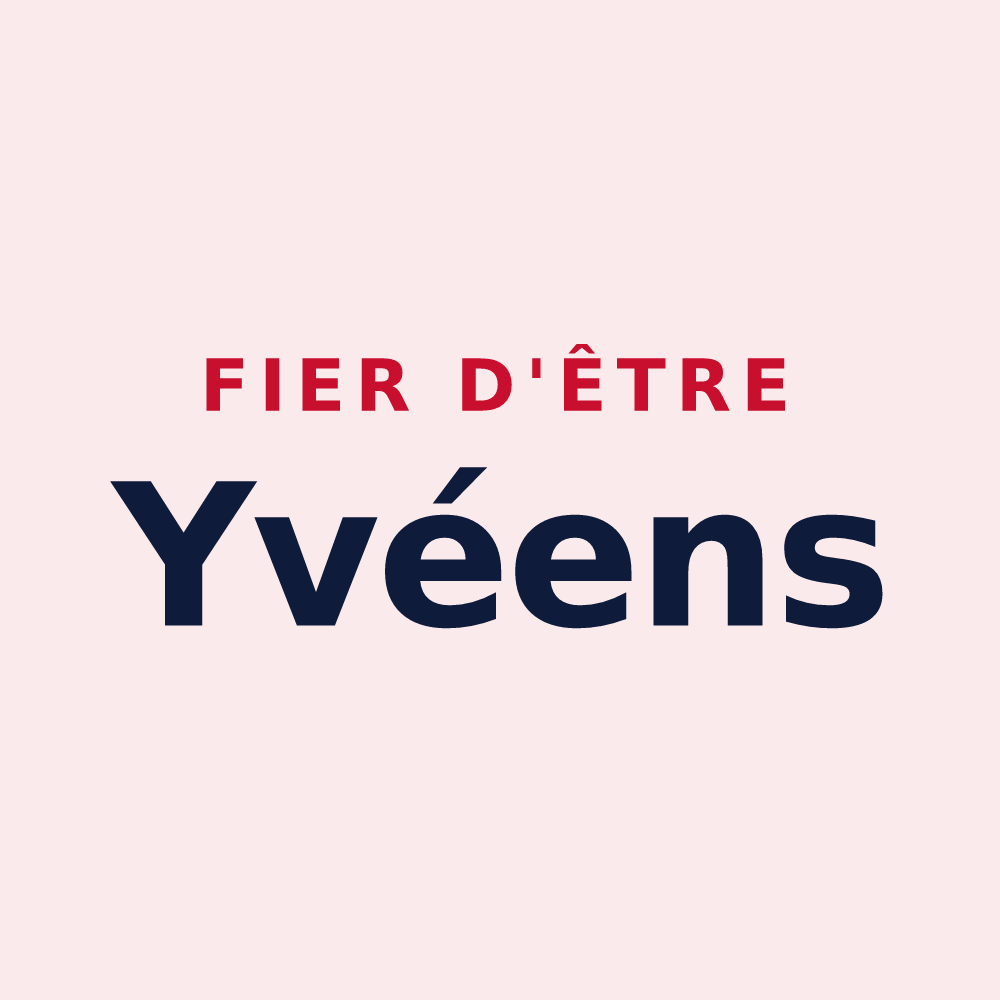 Magnet « Fier d'être Yvéens » — design pour Yves