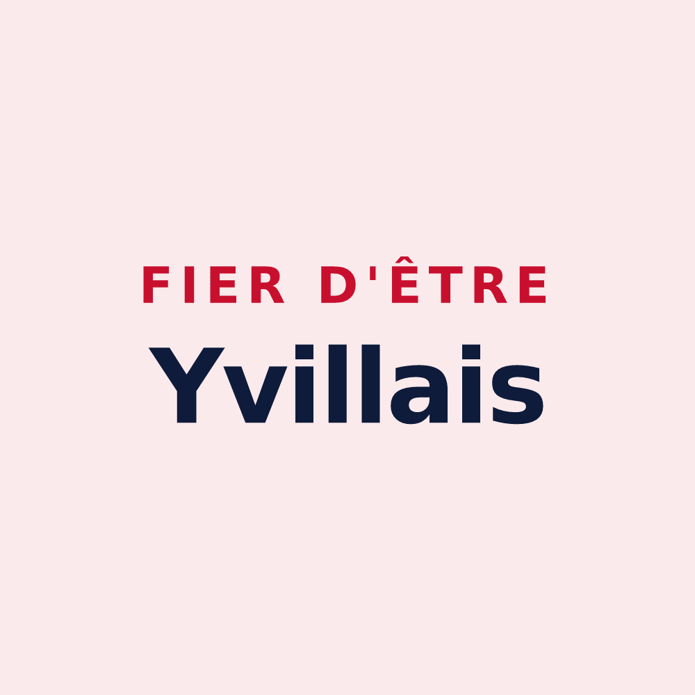 Magnet « Fier d'être Yvillais » — design pour Yville-sur-Seine