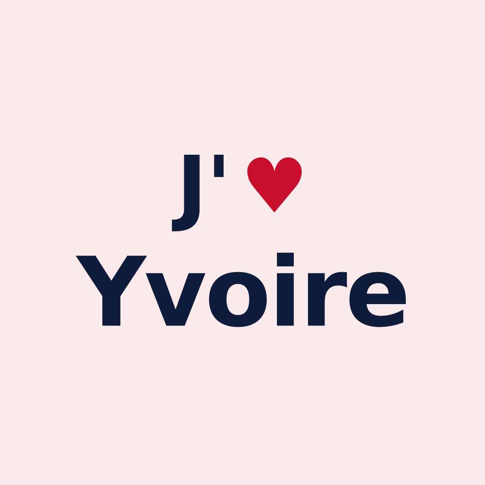 Magnet personnalisé Yvoire — design J'aime Yvoire