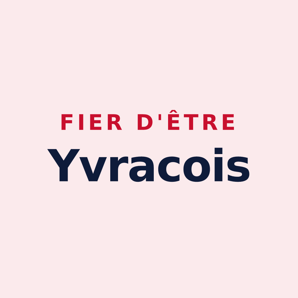 Magnet « Fier d'être Yvracois » — design pour Yvrac-et-Malleyrand