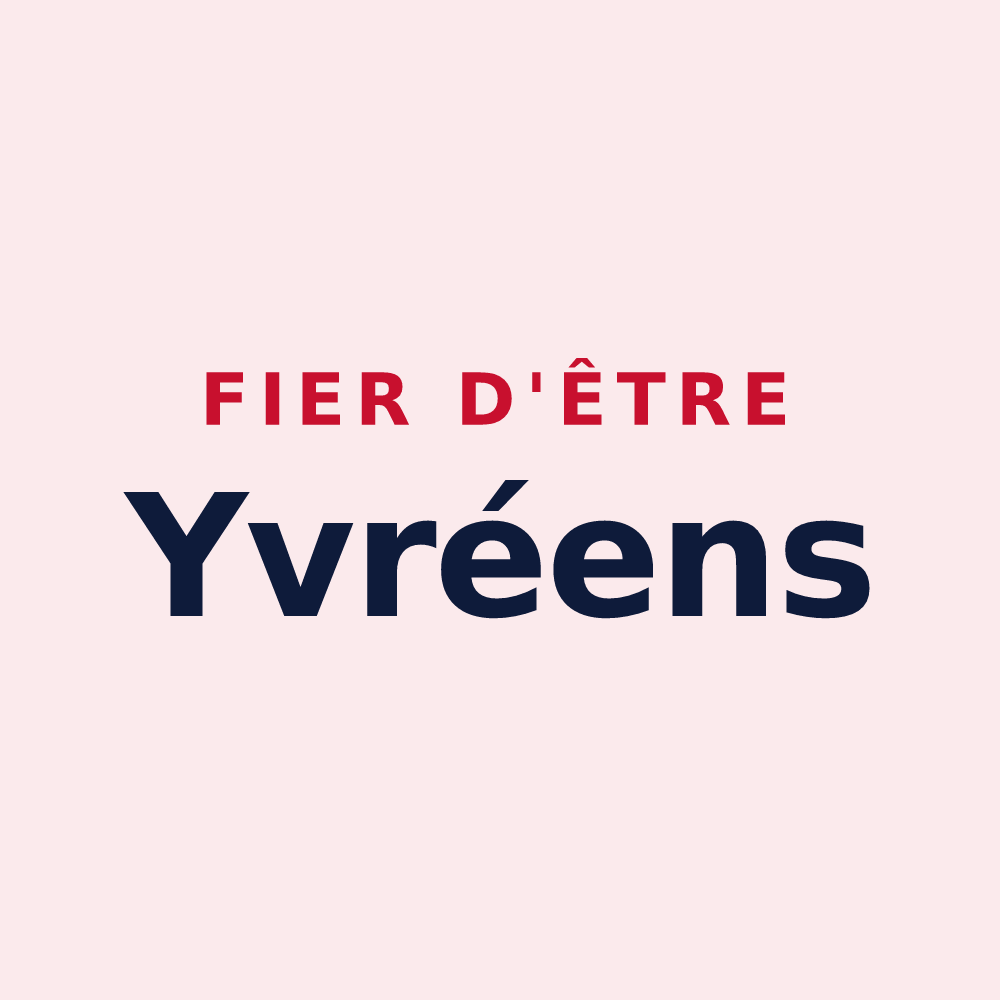 Magnet « Fier d'être Yvréens » — design pour Yvré-l'Évêque
