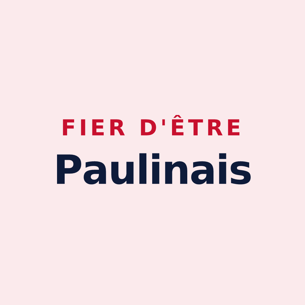 Magnet « Fier d'être Paulinais » — design pour Yvré-le-Pôlin