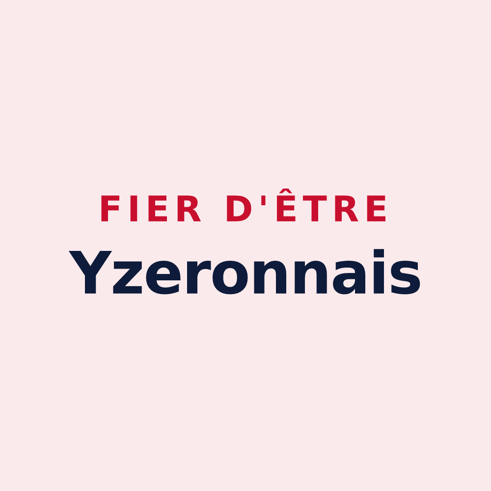 Magnet « Fier d'être Yzeronnais » — design pour Yzeron