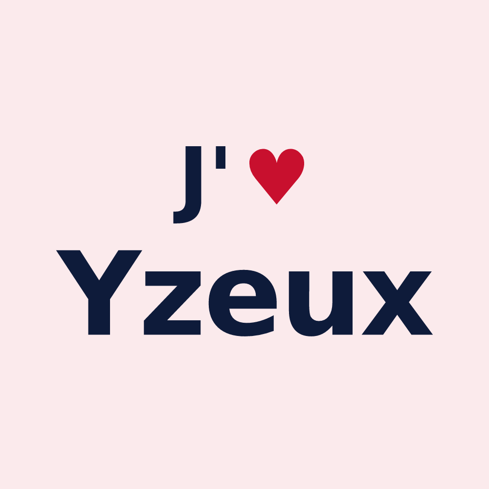 Magnet personnalisé Yzeux — design J'aime Yzeux