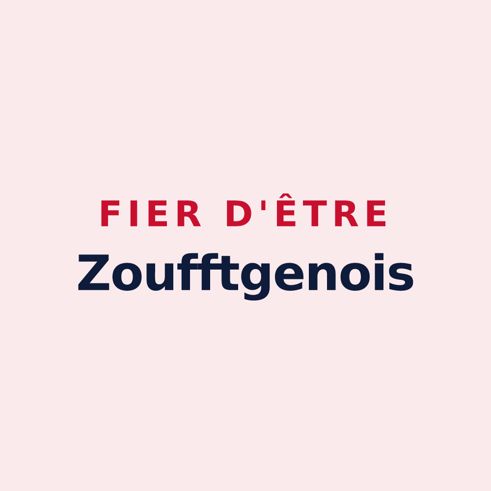 Magnet « Fier d'être Zoufftgenois » — design pour Zoufftgen