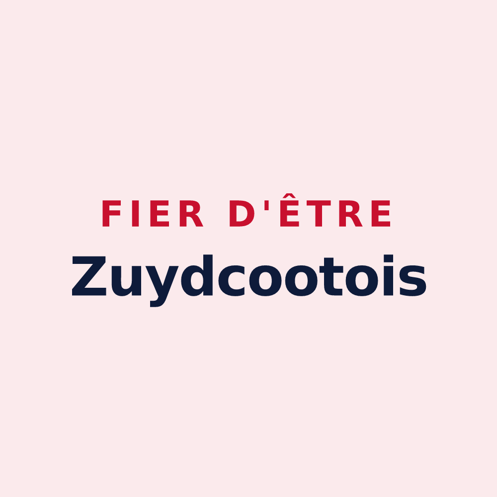 Magnet « Fier d'être Zuydcootois » — design pour Zuydcoote