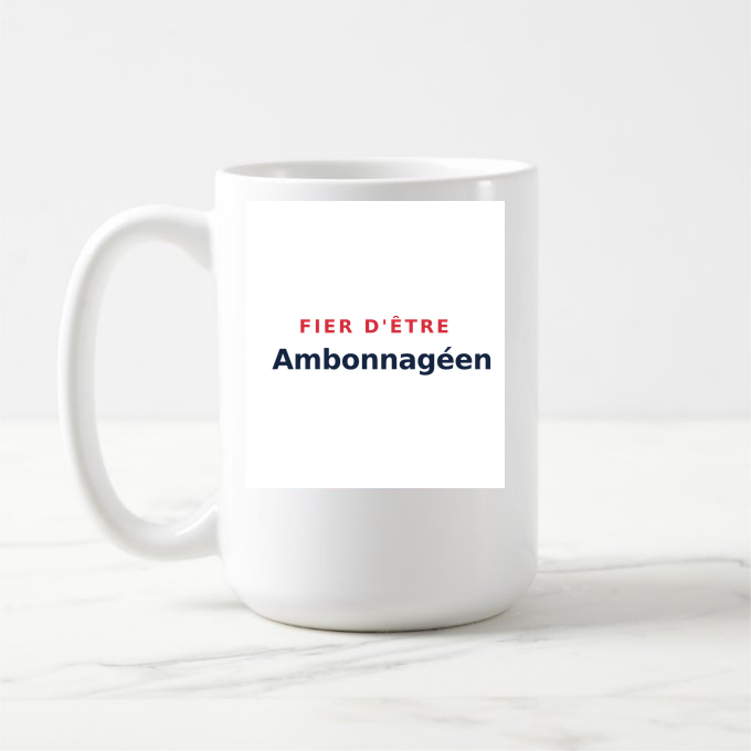Mug « Fier d'être Ambonnagéen » — design pour Ambonnay