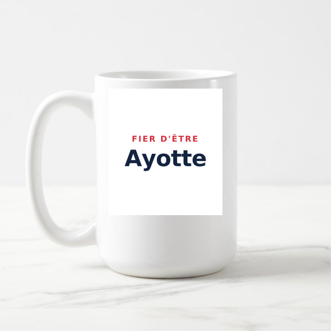 Mug « Fier d'être Ayotte » — design pour Ay-sur-Moselle