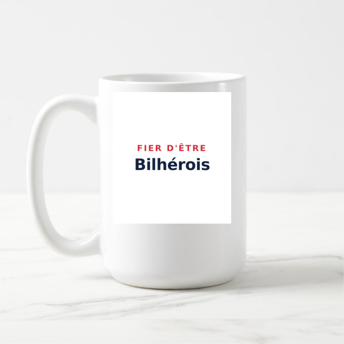Mug « Fier d'être Bilhérois » — design pour Bilhères