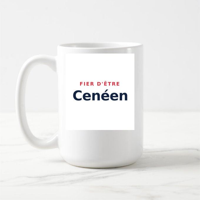 Mug « Fier d'être Cenéen » — design pour Bois-de-Céné