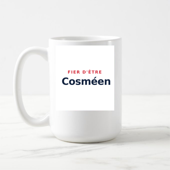 Mug « Fier d'être Cosméen » — design pour Cosmes