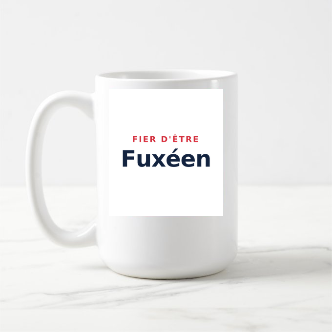Mug « Fier d'être Fuxéen » — design pour Foix