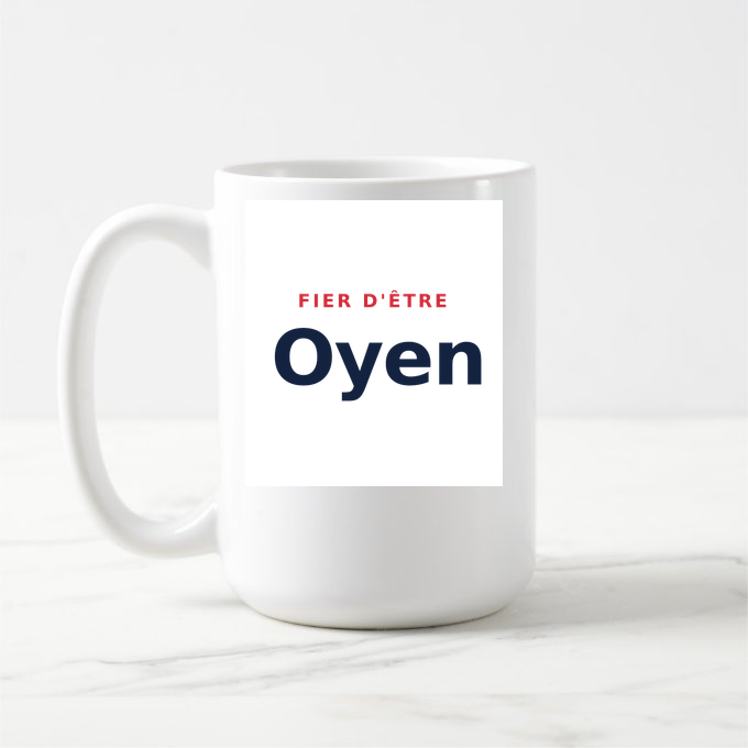 Mug « Fier d'être Oyen » — design pour L'Oie