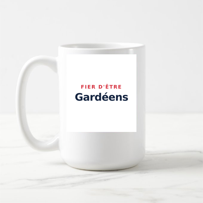 Mug « Fier d'être Gardéens » — design pour La Garde