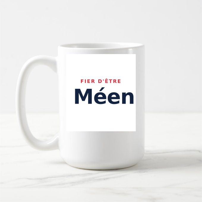 Mug « Fier d'être Méen » — design pour Les Mées