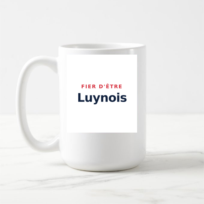 Mug « Fier d'être Luynois » — design pour Luynes