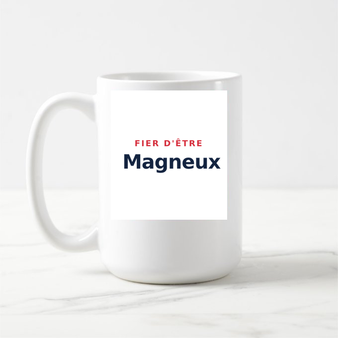 Mug « Fier d'être Magneux » — design pour Magneux