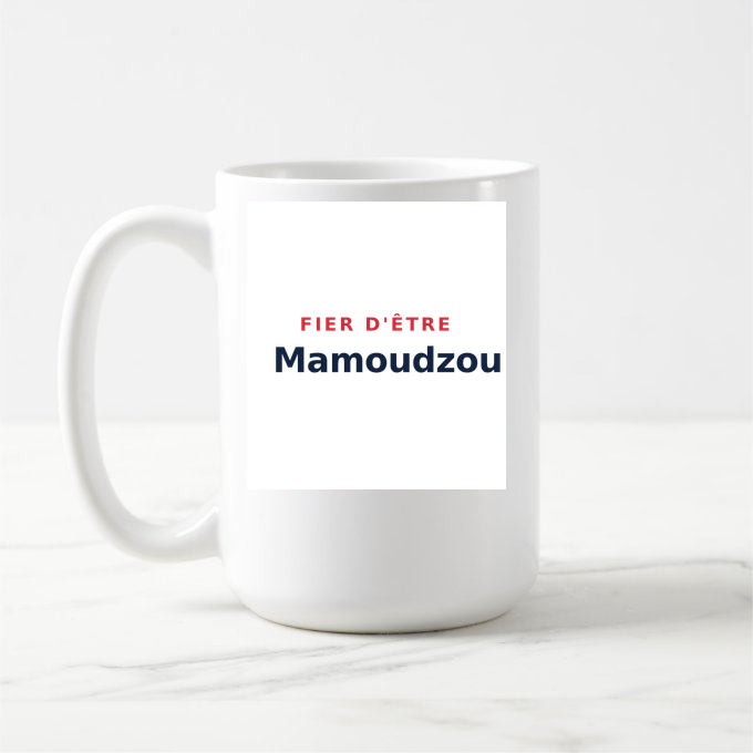 Mug « Fier d'être Mamoudzou » — design pour Mamoudzou