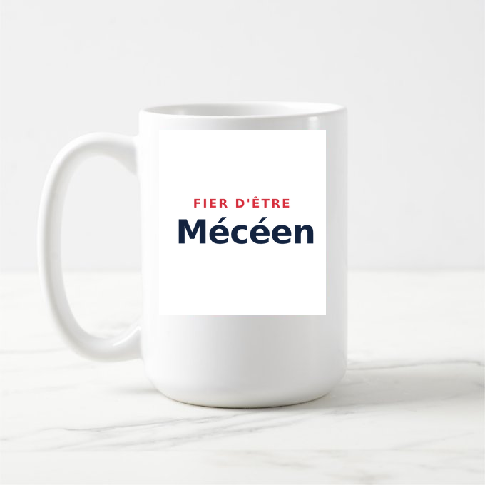 Mug « Fier d'être Mécéen » — design pour Mecé