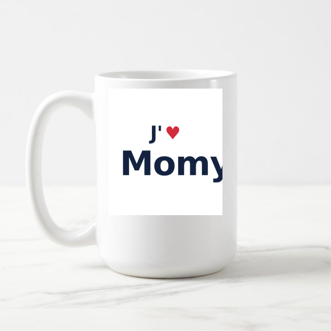 Mug personnalisé Momy — design J'aime Momy
