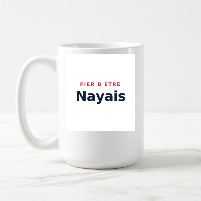 Mug « Fier d'être Nayais » — design pour Nay
