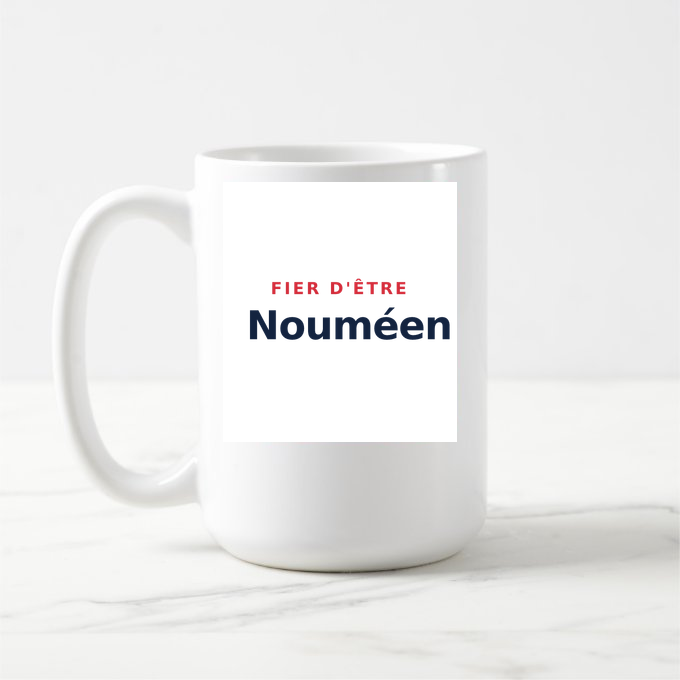 Mug « Fier d'être Nouméen » — design pour Nouméa