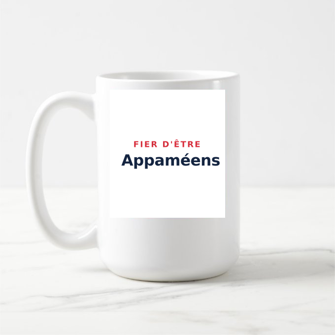 Mug « Fier d'être Appaméens » — design pour Pamiers