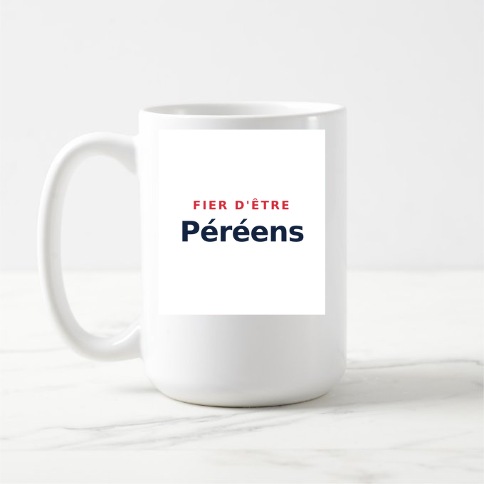 Mug « Fier d'être Péréens » — design pour Péré