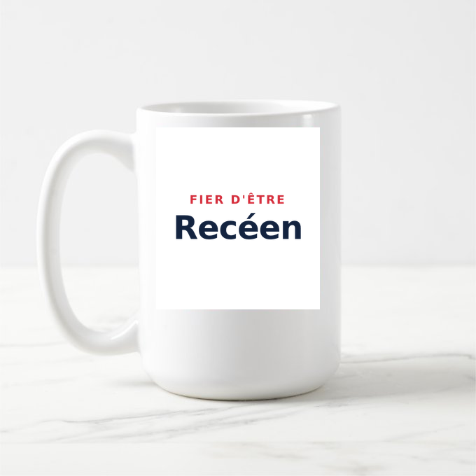 Mug « Fier d'être Recéen » — design pour Recey-sur-Ource