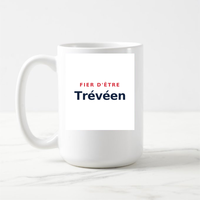 Mug « Fier d'être Trévéen » — design pour Trévé