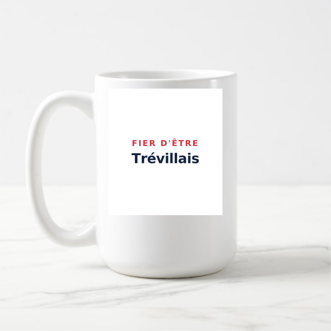 Mug « Fier d'être Trévillais » — design pour Tréville