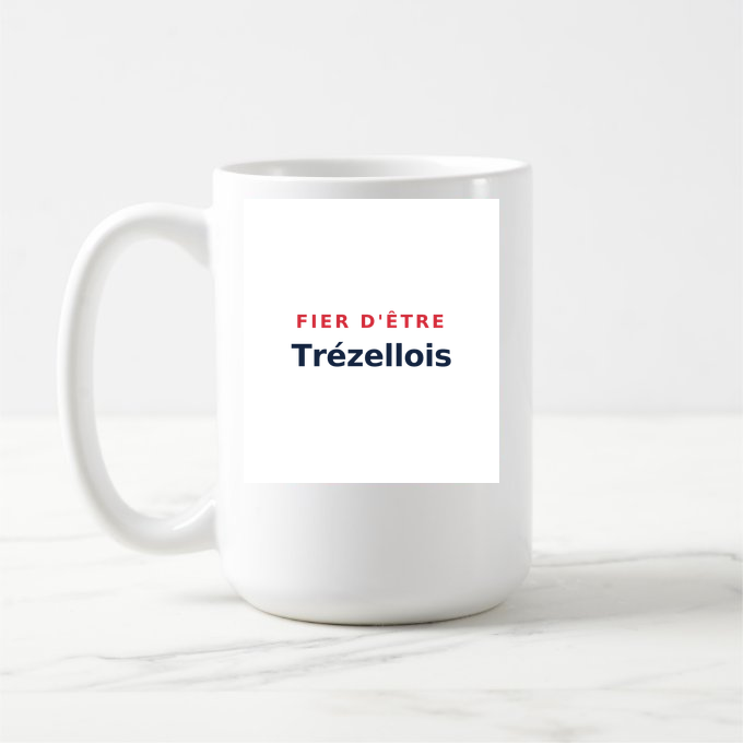 Mug « Fier d'être Trézellois » — design pour Trézelles