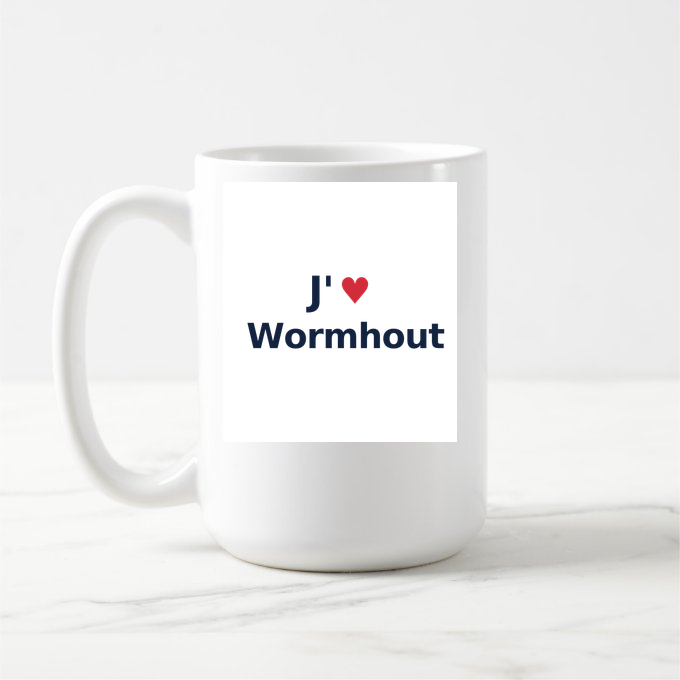 Mug personnalisé Wormhout — design J'aime Wormhout