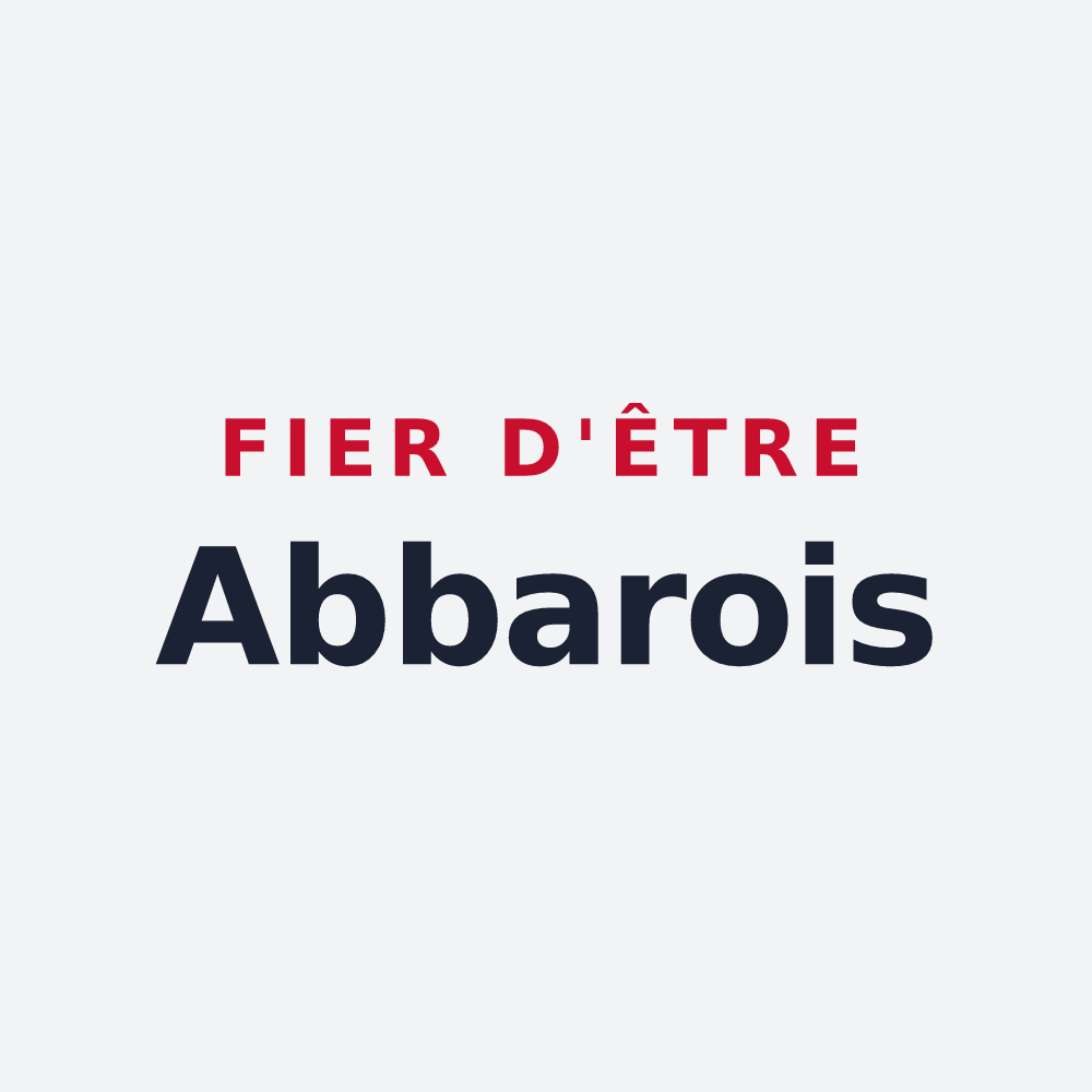 Poster « Fier d'être Abbarois » — design pour Abbaretz