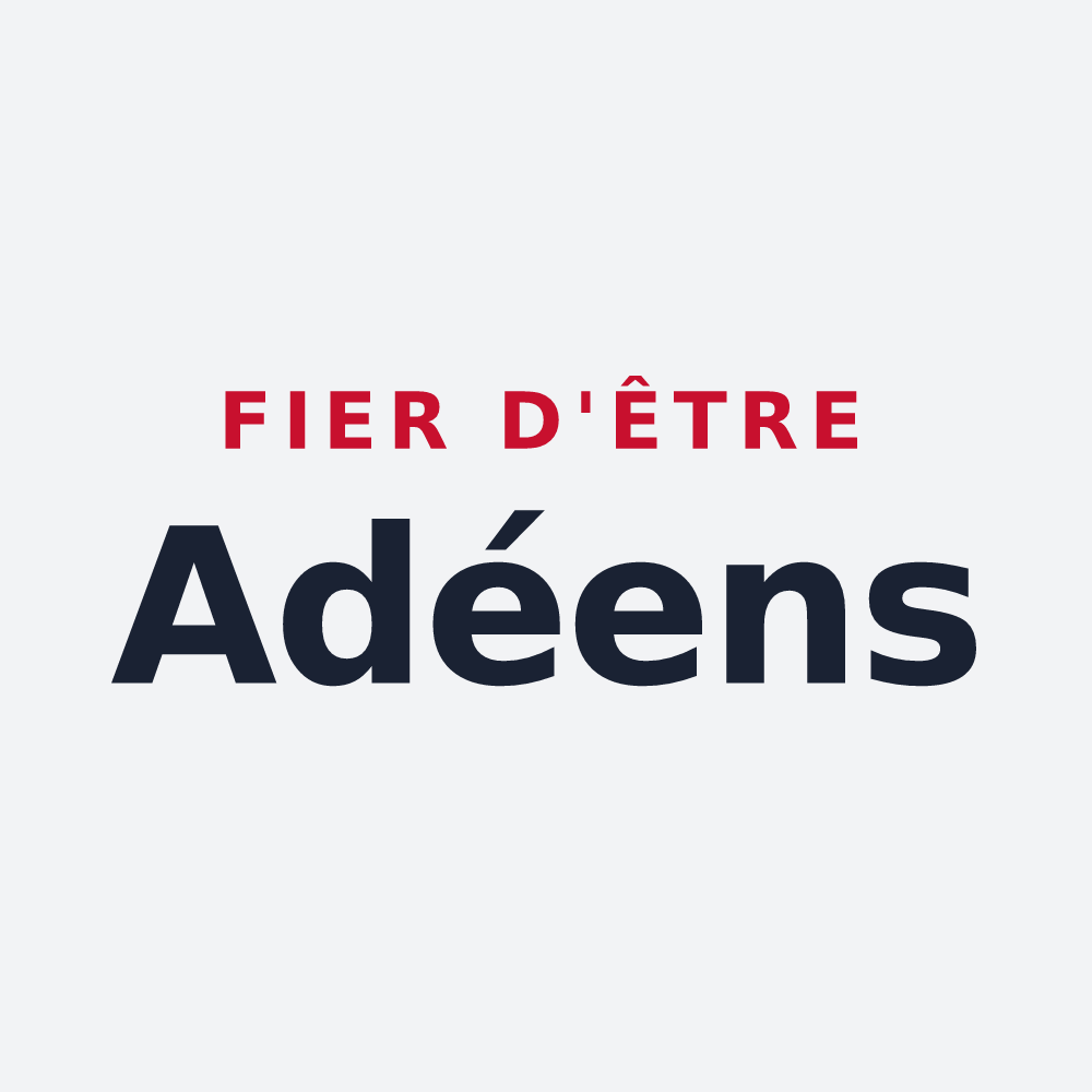 Poster « Fier d'être Adéens » — design pour Adé
