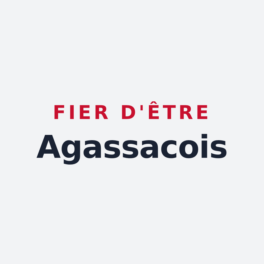 Poster « Fier d'être Agassacois » — design pour Agassac