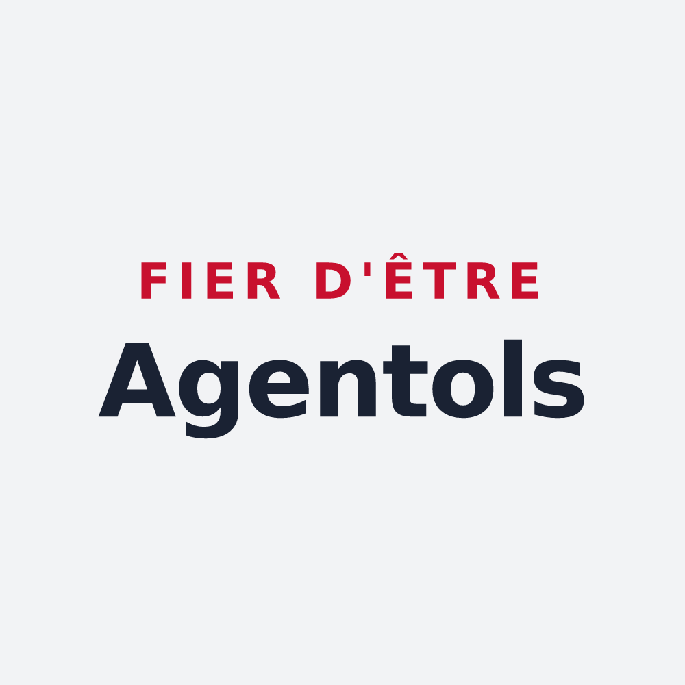 Poster « Fier d'être Agentols » — design pour Agen-d'Aveyron