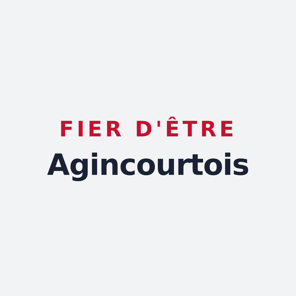 Poster « Fier d'être Agincourtois » — design pour Agincourt