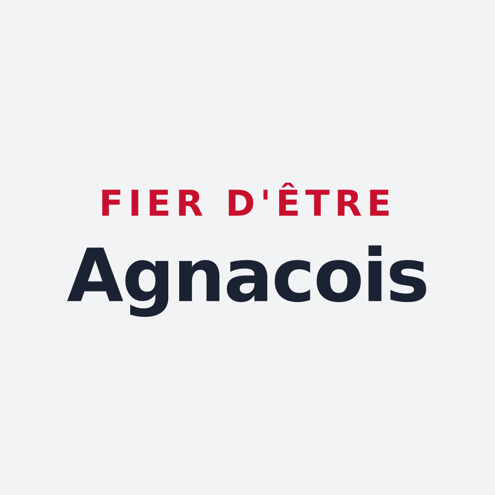 Poster « Fier d'être Agnacois » — design pour Agnac