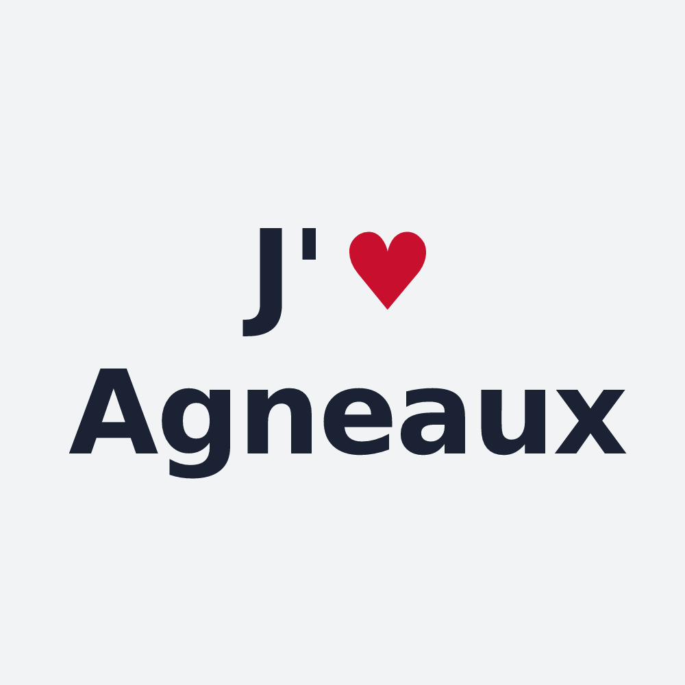 Poster personnalisé Agneaux — design J'aime Agneaux