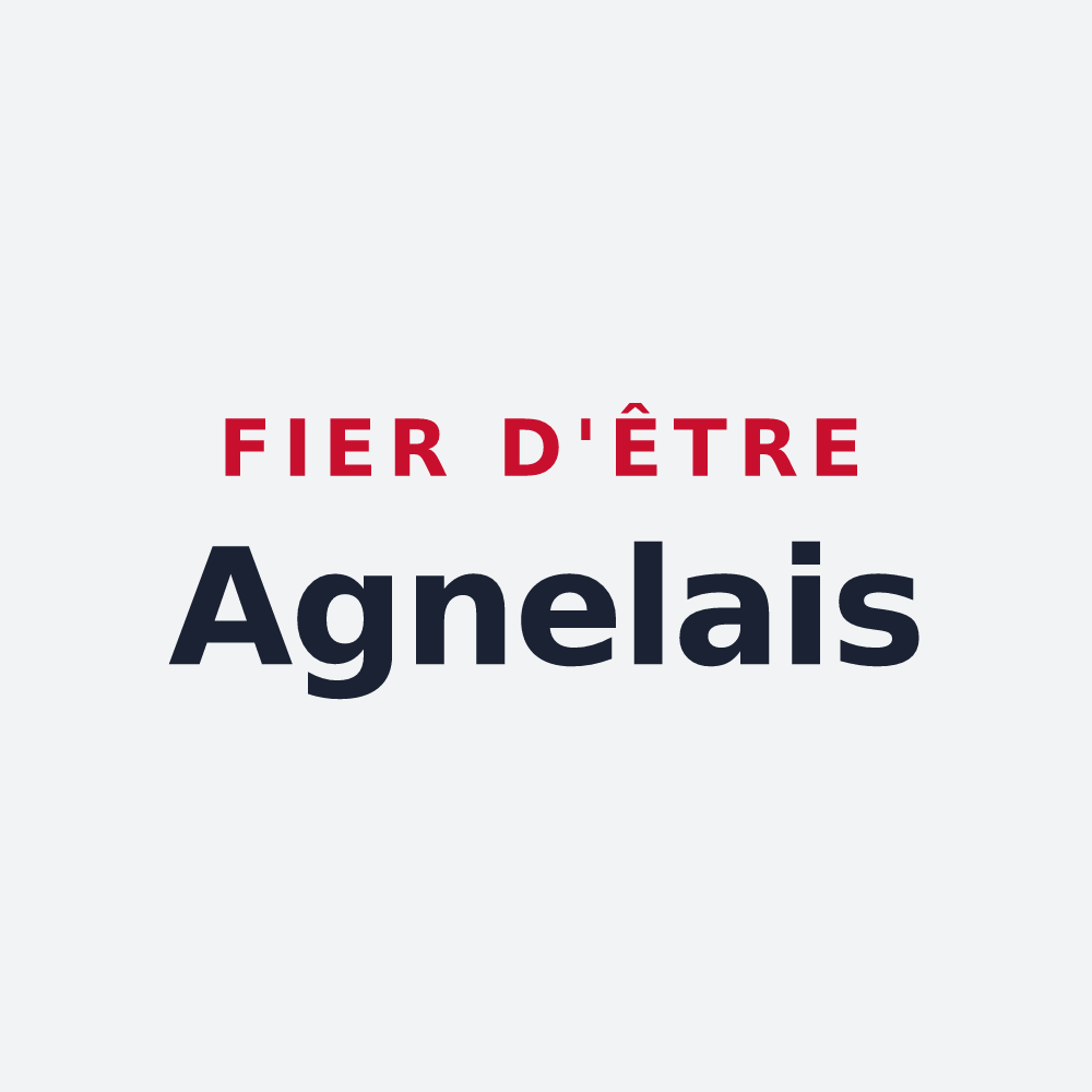 Poster « Fier d'être Agnelais » — design pour Agneaux