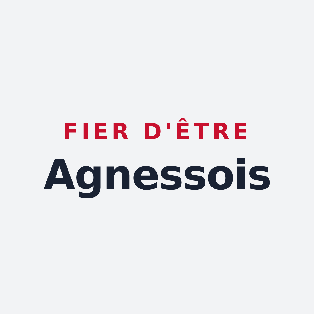 Poster « Fier d'être Agnessois » — design pour Agnetz