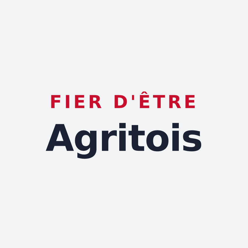 Poster « Fier d'être Agritois » — design pour Agris