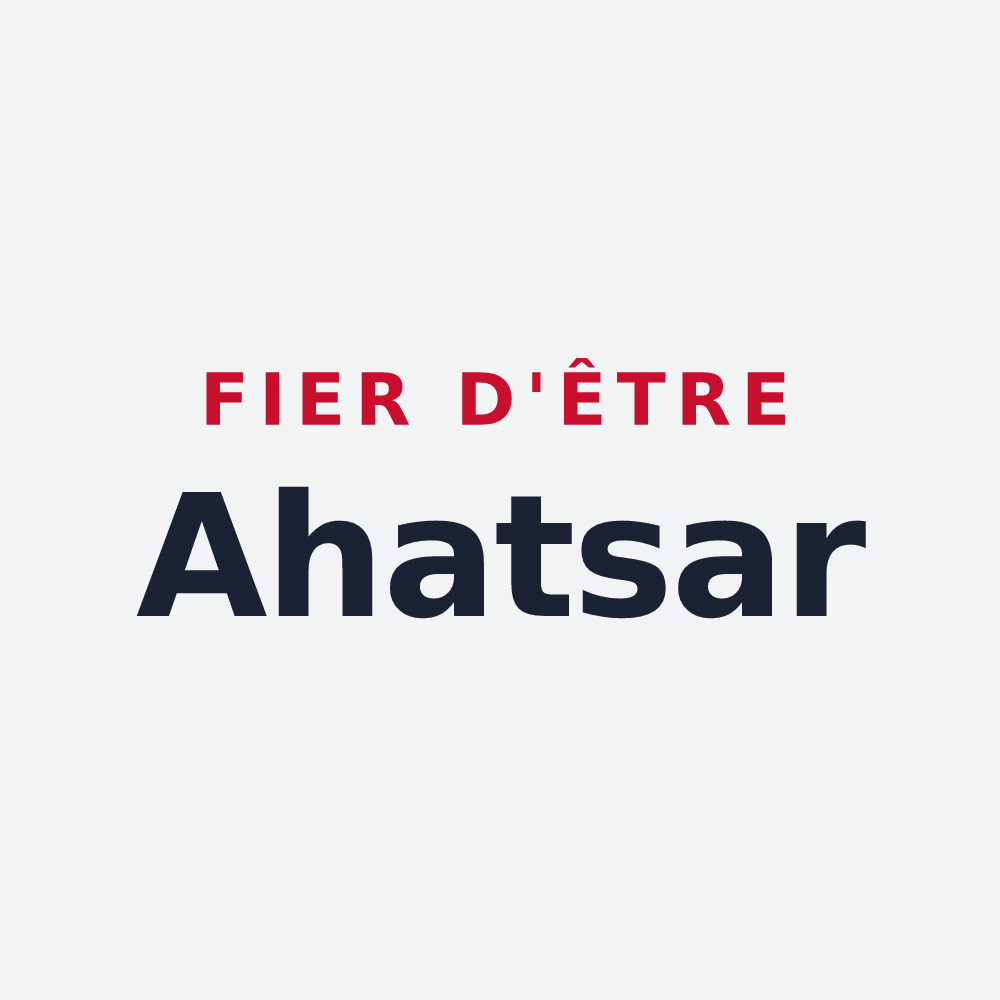 Poster « Fier d'être Ahatsar » — design pour Ahaxe-Alciette-Bascassan