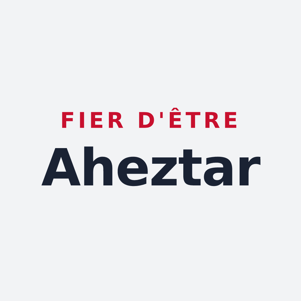 Poster « Fier d'être Aheztar » — design pour Ahetze