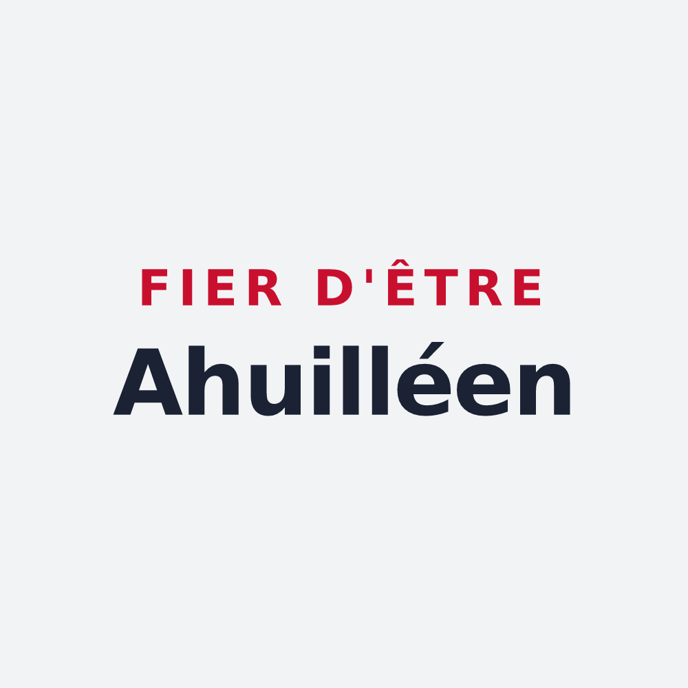 Poster « Fier d'être Ahuilléen » — design pour Ahuillé