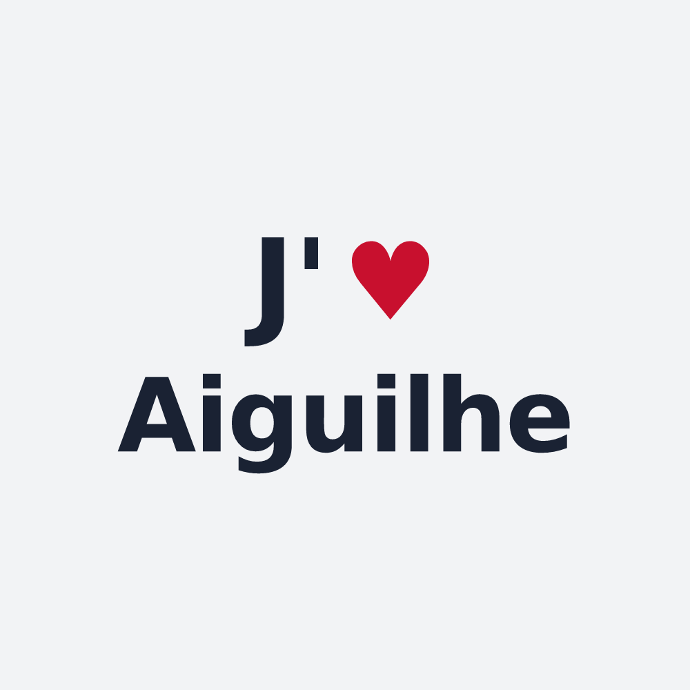 Poster personnalisé Aiguilhe — design J'aime Aiguilhe