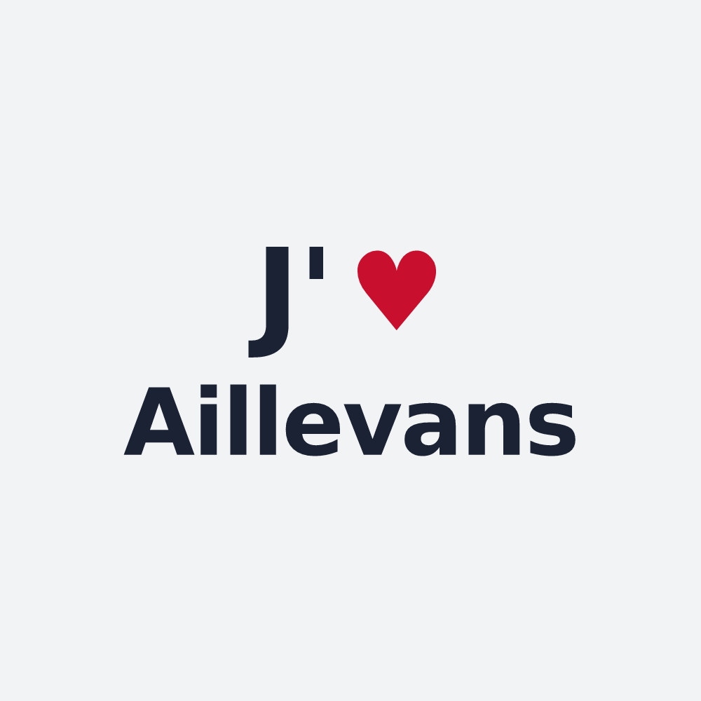 Poster personnalisé Aillevans — design J'aime Aillevans