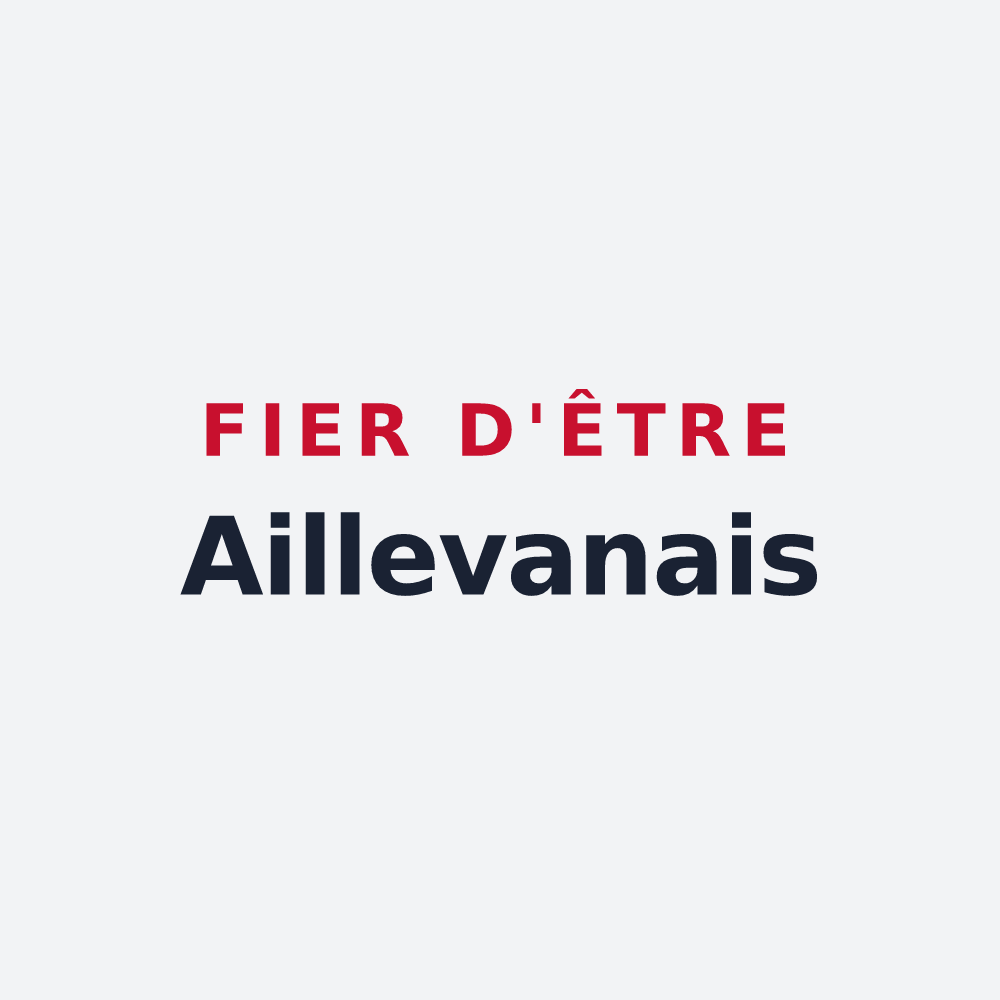 Poster « Fier d'être Aillevanais » — design pour Aillevans