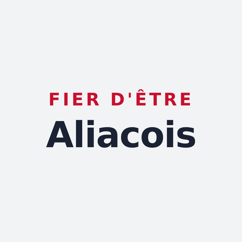 Poster « Fier d'être Aliacois » — design pour Ailly-le-Haut-Clocher